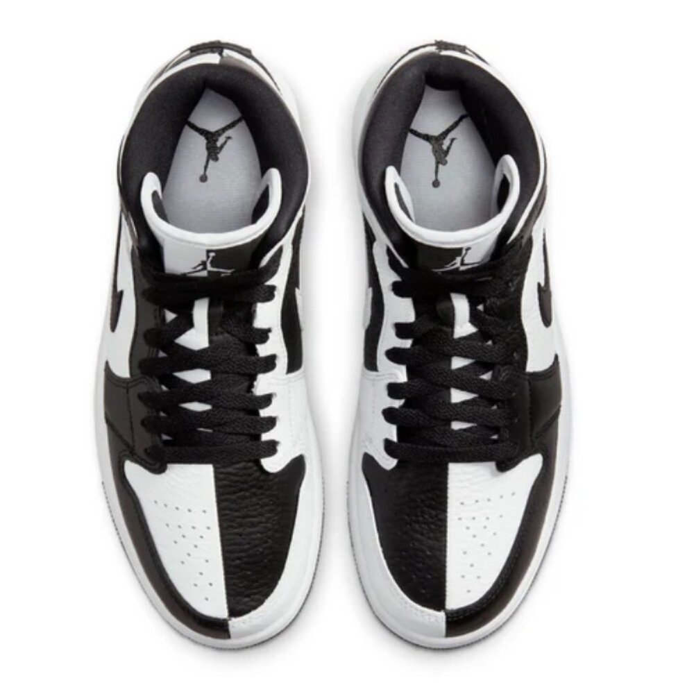 Nike Air Jordan 1 Mid SE Homage Black White Split Shoes DR0501-101 SZ 9 W /7.5 M